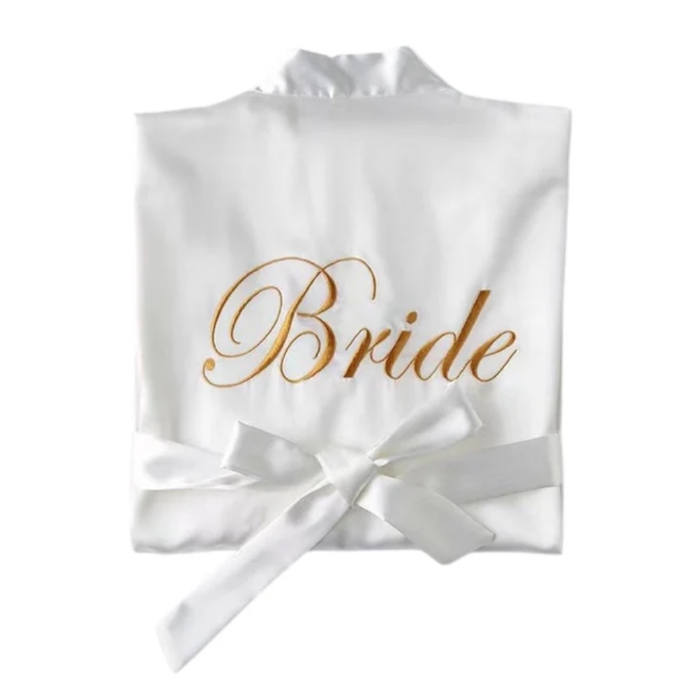 Boomba White Bridal Robe